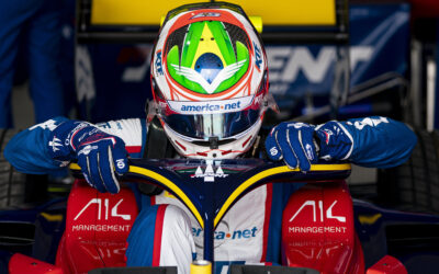 Gabriel Bortoleto is in Bahrain for FIA F3 debut