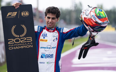 Campeão antecipado, Gabriel Bortoleto voltou ao pódio da FIA F-3